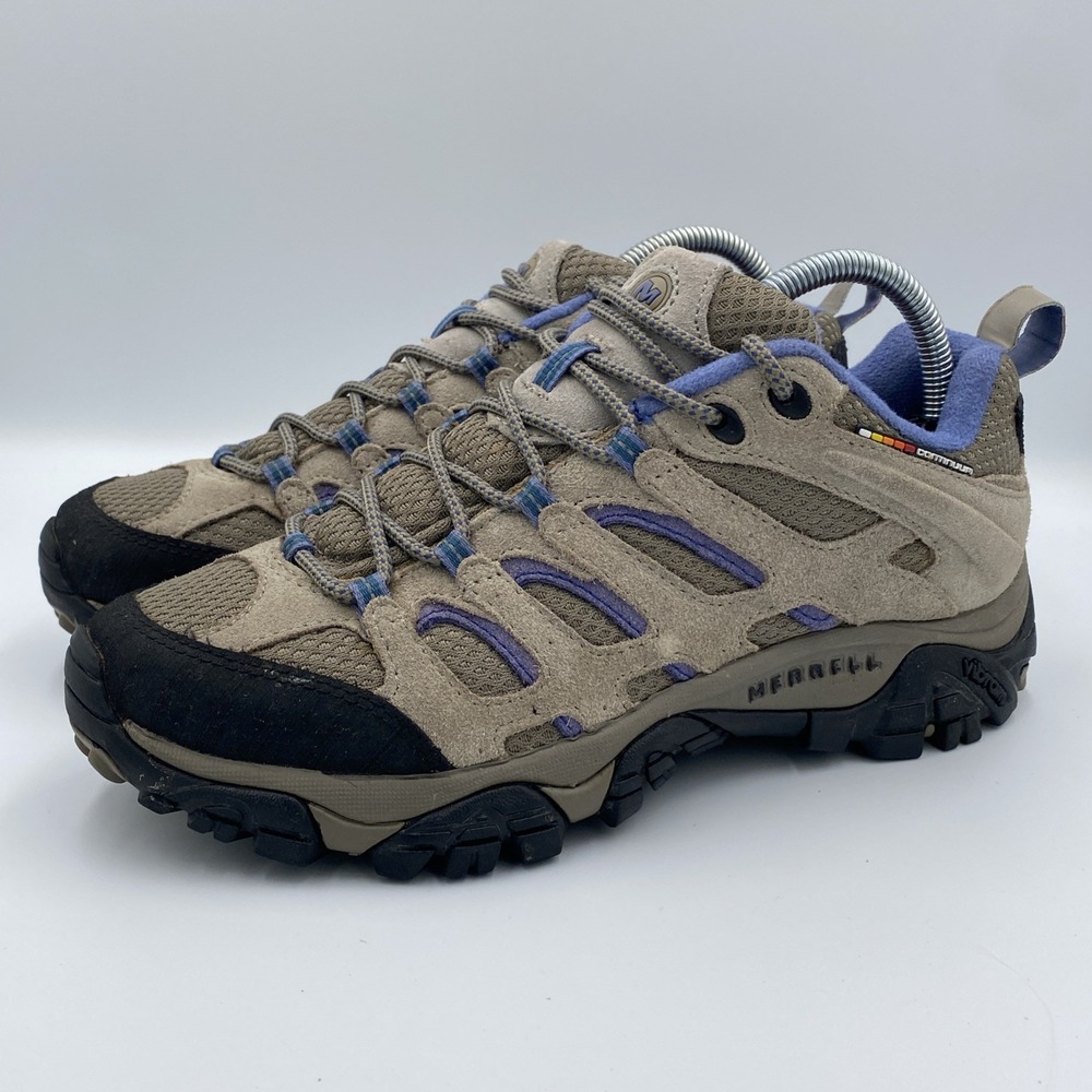Merrell Moab 2 Ventilator Women's 8.5 Aluminum Marlin Hiking Shoes J57758 Vibram